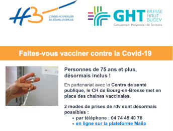 Centre vaccination Covid